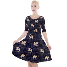 Load image into Gallery viewer, Forth wing dragon print dress
