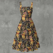 Load image into Gallery viewer, Cottagecore bear dress