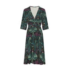 Load image into Gallery viewer, Peacock moth dress
