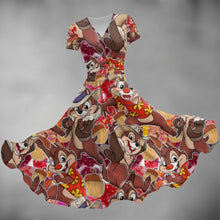 Load image into Gallery viewer, Rescue chipmunks dress