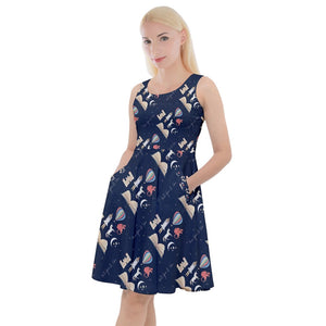 Once upon a time book print dress