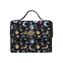 Load image into Gallery viewer, Moon and stars satchel handbag Bag