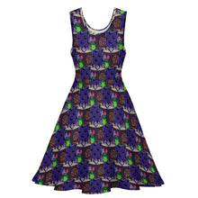 Load image into Gallery viewer, Spell book and toad print dress