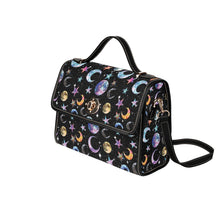 Load image into Gallery viewer, Moon and stars satchel handbag Bag
