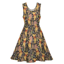 Load image into Gallery viewer, Cottagecore bear dress