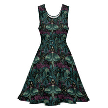 Load image into Gallery viewer, Peacock moth dress