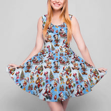 Load image into Gallery viewer, Christmas mouse gang dress