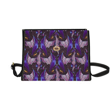 Load image into Gallery viewer, Purple dragon satchel handbag Bag