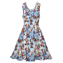 Load image into Gallery viewer, Christmas mouse gang dress
