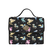 Load image into Gallery viewer, Baby Dragon Canvas Satchel Bag