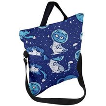Load image into Gallery viewer, Cats in space tote bag