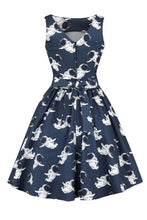 Load image into Gallery viewer, Spaceman astronaut tea dress- Lady Vintage