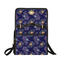 Load image into Gallery viewer, Cats in space Canvas Satchel Bag