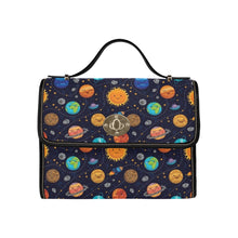 Load image into Gallery viewer, Happy Planets Canvas Satchel Bag