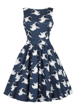 Load image into Gallery viewer, Spaceman astronaut tea dress- Lady Vintage