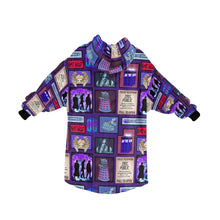Load image into Gallery viewer, Sci Fi Dr patchwork Blanket Hoodie