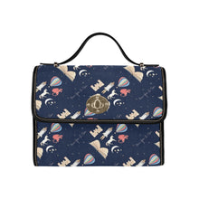 Load image into Gallery viewer, Once upon a time book Canvas Satchel Bag