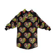 Load image into Gallery viewer, Frog love Blanket Hoodie