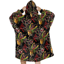 Load image into Gallery viewer, Little shop of horrors Blanket Hoodie