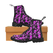 Load image into Gallery viewer, Bat Women's Lace Up Canvas Boots