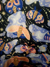 Load image into Gallery viewer, Goth moth skater dress (Size L)