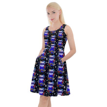 Load image into Gallery viewer, Sci Fi Dr 60th print dress
