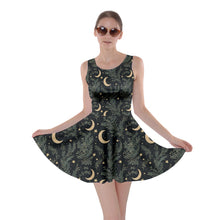 Load image into Gallery viewer, Moon and fern print dress
