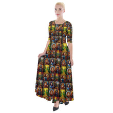 Load image into Gallery viewer, Oz stained glass print dress
