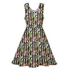 Load image into Gallery viewer, Beetlejuice stripe print dress
