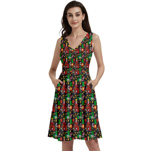 Super game print dress