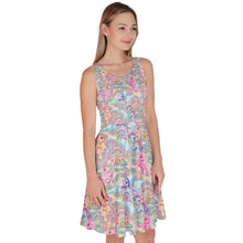 Load image into Gallery viewer, Pony castle print dress
