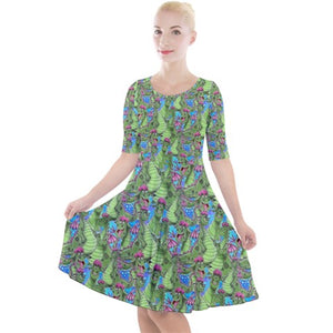 Best friend dragon print dress