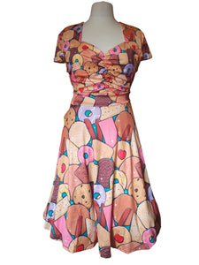 Biscuits print dress