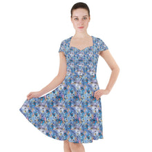 Load image into Gallery viewer, Little blue alien print dress
