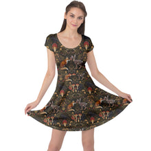 Load image into Gallery viewer, Woodland creatures print dress
