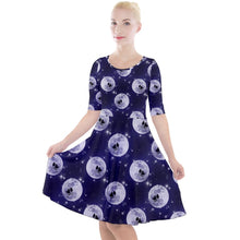 Load image into Gallery viewer, Alien moon print dress
