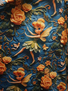 Embroidered Fairy print dress