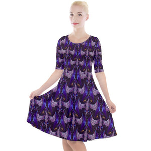 Dragon print dress