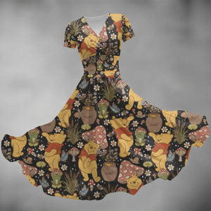 Cottagecore bear dress