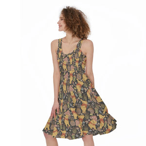 Cottagecore bear dress