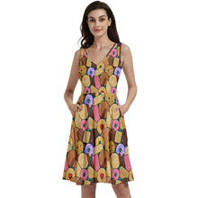 Load image into Gallery viewer, Biscuits print dress
