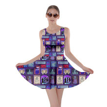 Load image into Gallery viewer, Sci Fi Dr patchwork print dress
