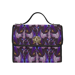 Purple dragon satchel handbag Bag