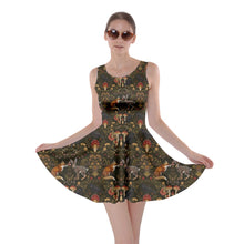 Load image into Gallery viewer, Woodland creatures print dress
