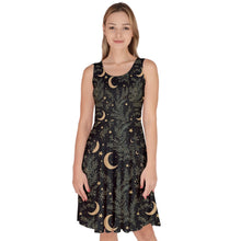 Load image into Gallery viewer, Moon and fern print dress
