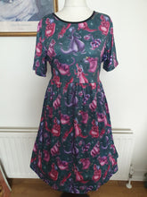 Load image into Gallery viewer, Witch and wizard short sleeved dress plus size
