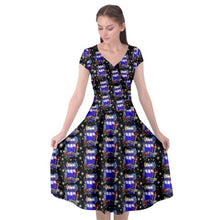 Load image into Gallery viewer, Sci Fi Dr 60th print dress
