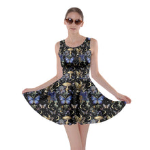 Load image into Gallery viewer, Fairy midnight garden print dress
