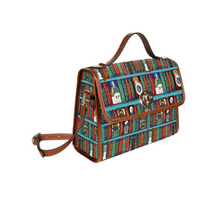 Fantasy book shelf satchel handbag Bag