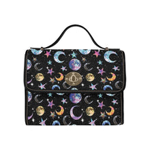 Load image into Gallery viewer, Moon and stars satchel handbag Bag
